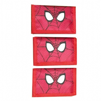 Three fold cloth wallet (Spider-Man)