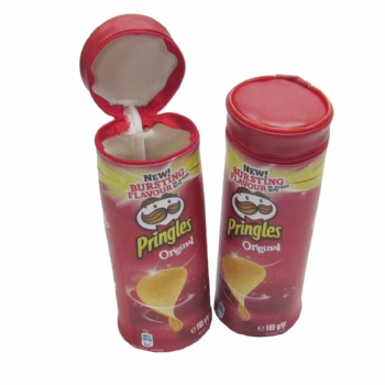 Cylindrical pencil case（pringles）