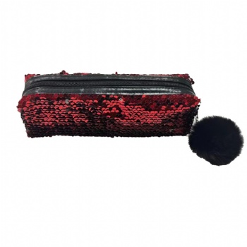 Glitter makeup bag