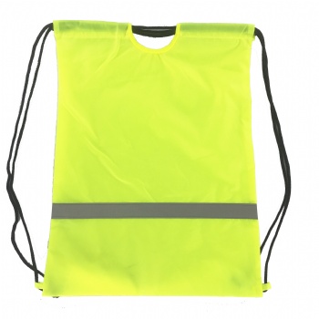 Reflective drawstring bag