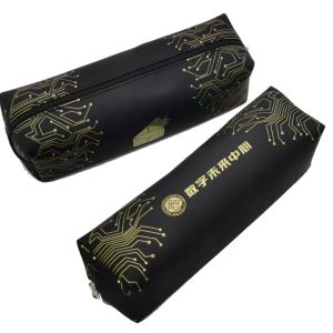 Black PU Pencil Case 5