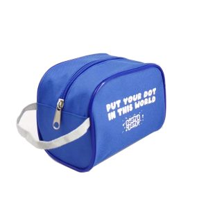 Blue 600D Oxford Makeup Bag 1