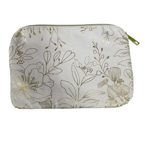 Bronzed Canvas Makeup Bag 3