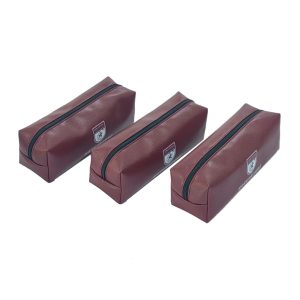 Coffee Brown PU Pencil Case 3