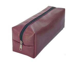 Coffee Brown PU Pencil Case 6