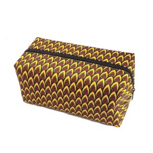 Gold Droplet PU Makeup Bag 1