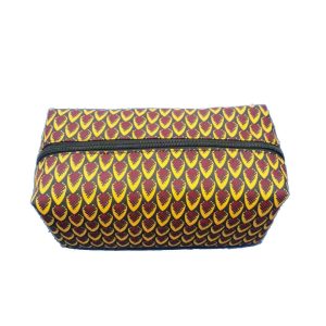 Gold Droplet PU Makeup Bag 3