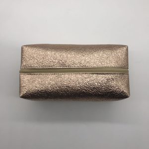 Gold-embossed octagonal PU bag4