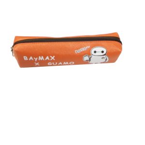 Orange PU Anime Pencil Case 1