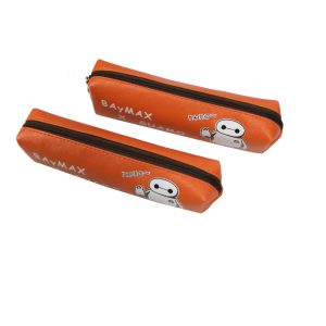 Orange PU Anime Pencil Case 2