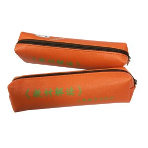 Orange PU Anime Pencil Case 4