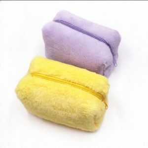 Pastel Plush Cosmetic Pouch 2