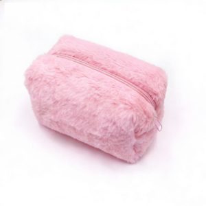 Pastel Plush Cosmetic Pouch 4