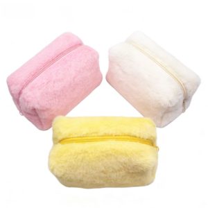 Pastel Plush Cosmetic Pouch 5