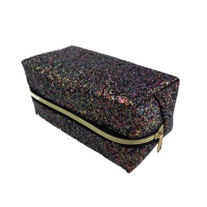Rainbow Glitter Octagon Pencil Case3